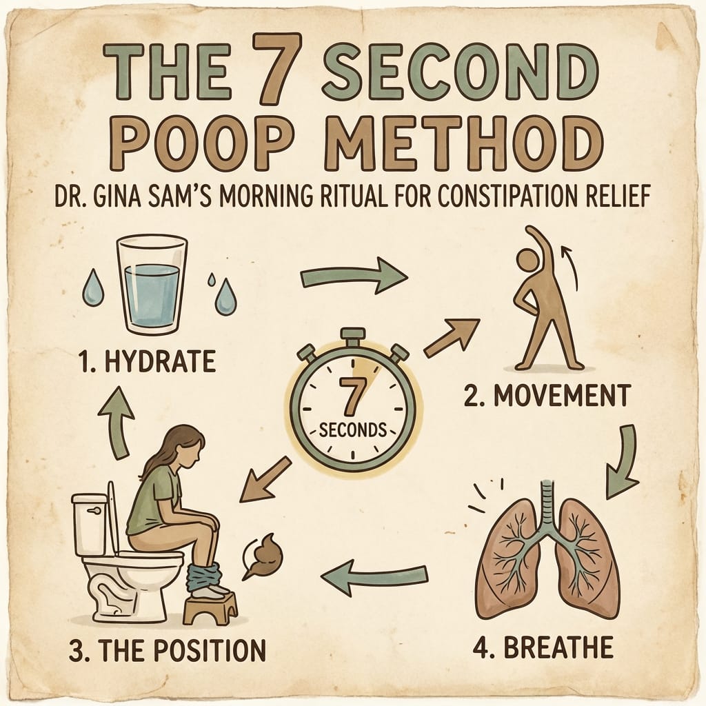 The 7-second poop method