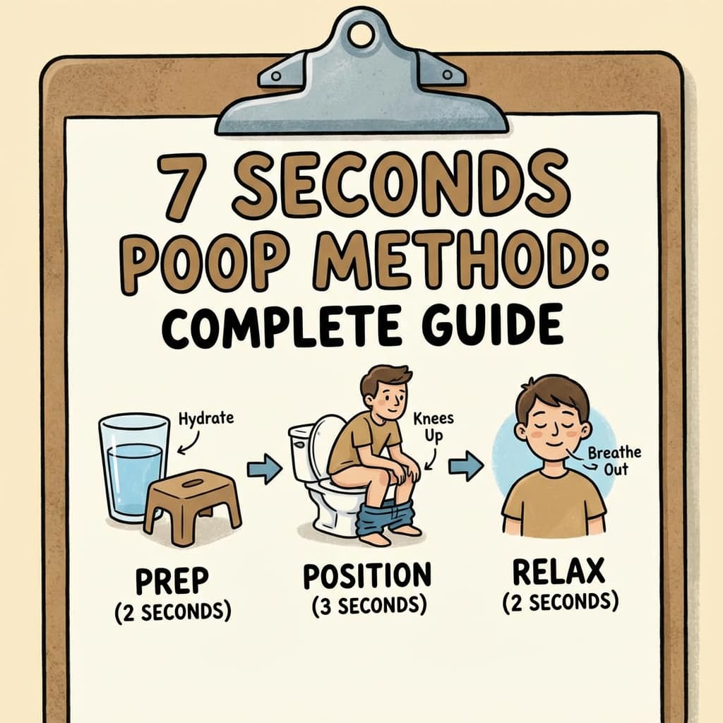 7 Seconds Poop Method