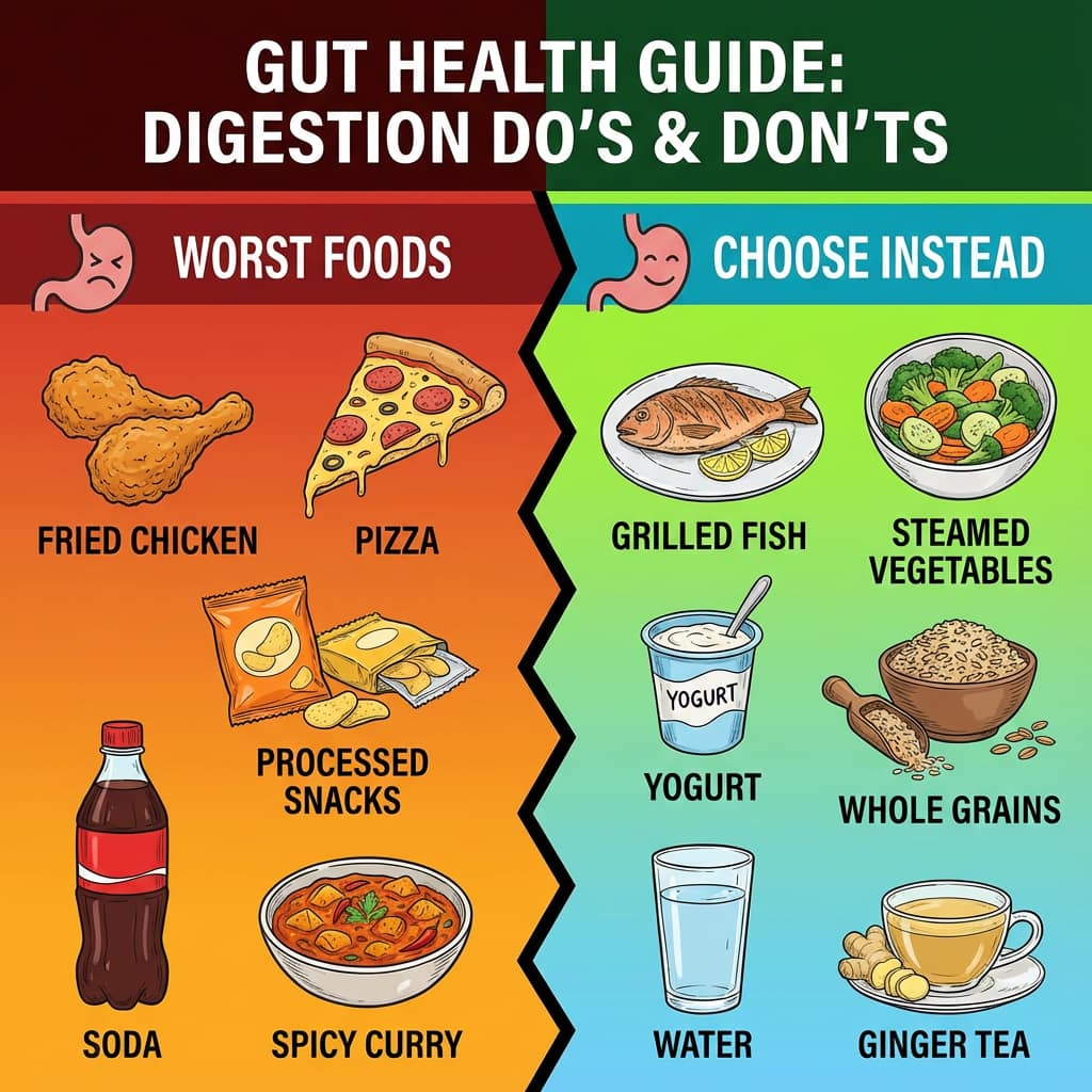 Worst Foods for Digestion